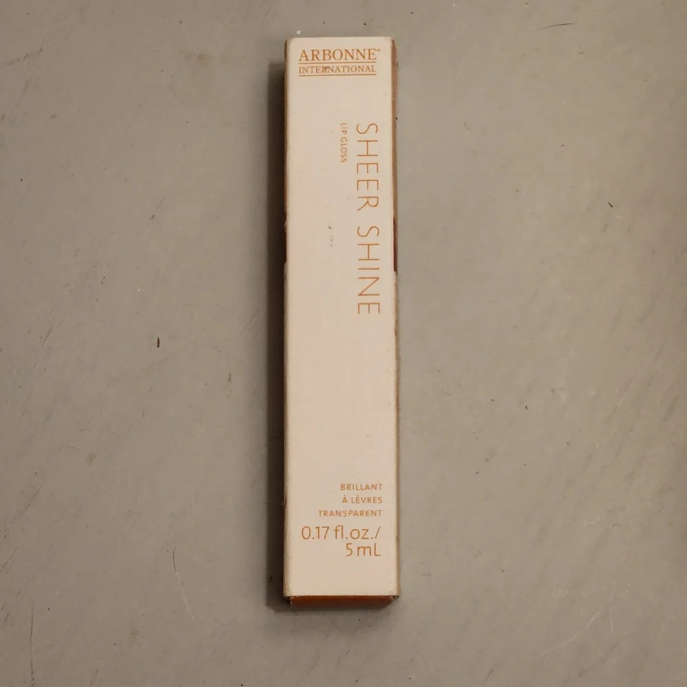 Arbonne Sheer Shine Lip Gloss - Flamingo Pink **NEW*